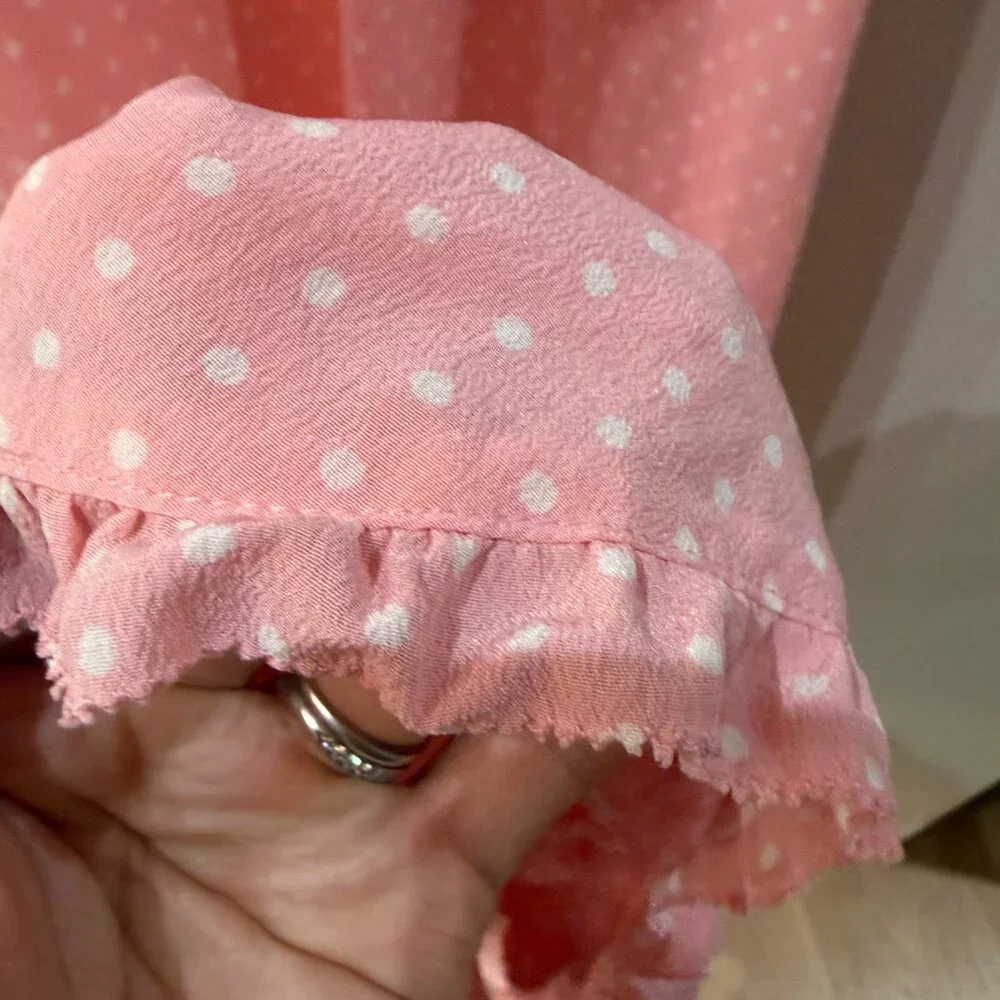 Doen Calsi Dress, Pink and white polka dot, Size XS - Picture 7 of 7